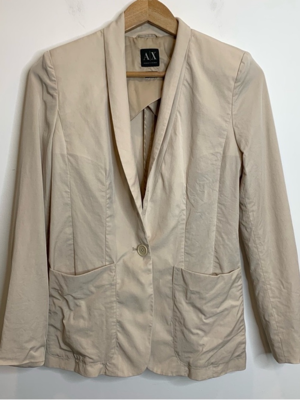 Armani Exchange Beige Blazer